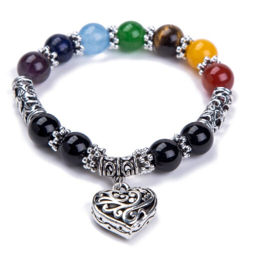 Chakra armbandje met bedel